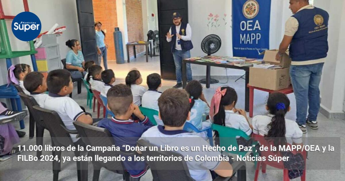 11.000 libros de la Campaña “Donar un Libro es un Hecho de Paz”, de la ...