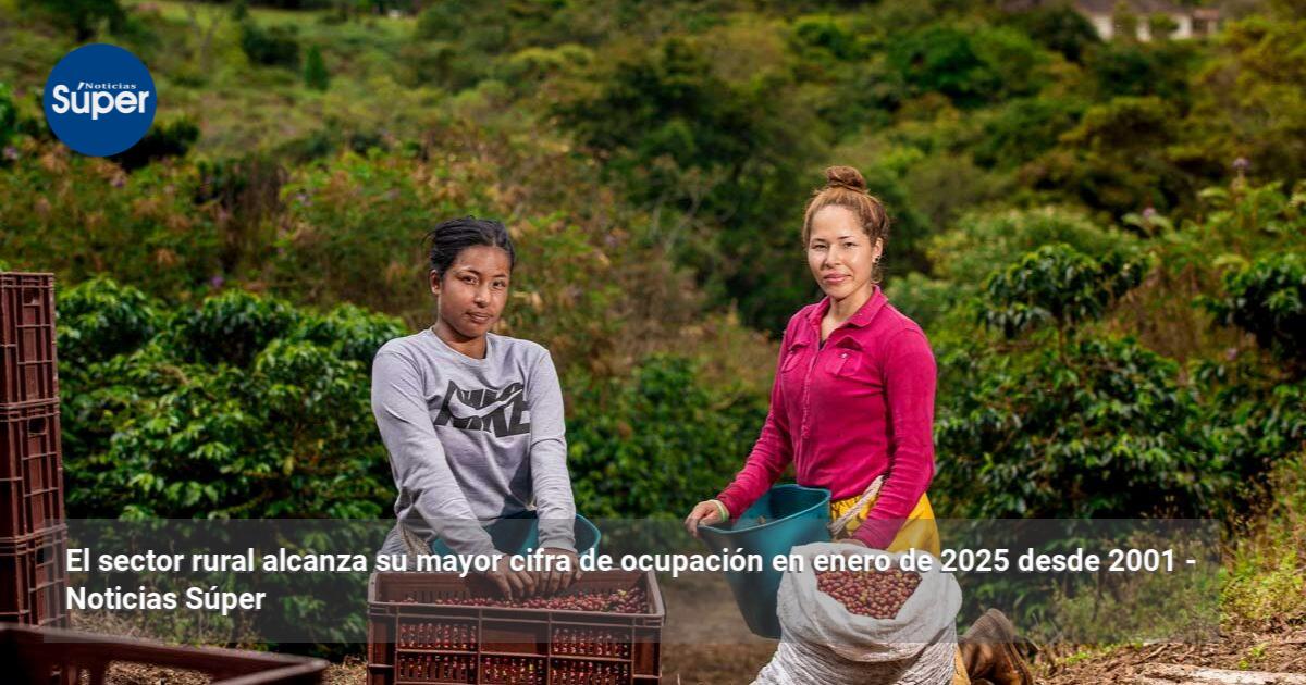 El sector rural alcanza su mayor cifra de ocupación en enero de 2025 ...