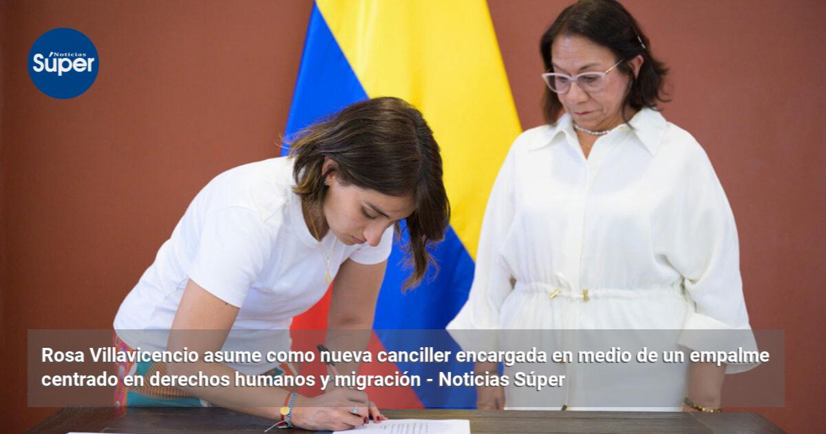 Rosa Villavicencio asume como nueva canciller encargada en medio de un ...