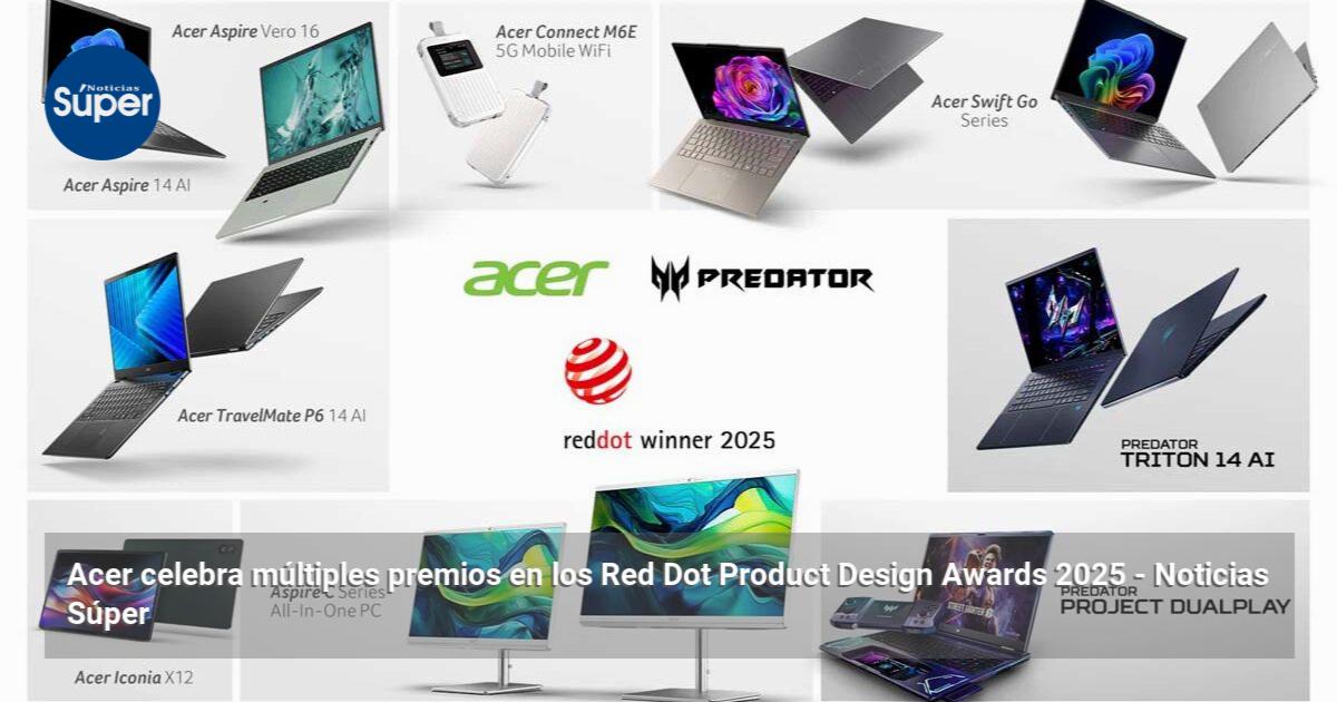 Acer celebra múltiples premios en los Red Dot Product Design Awards ...