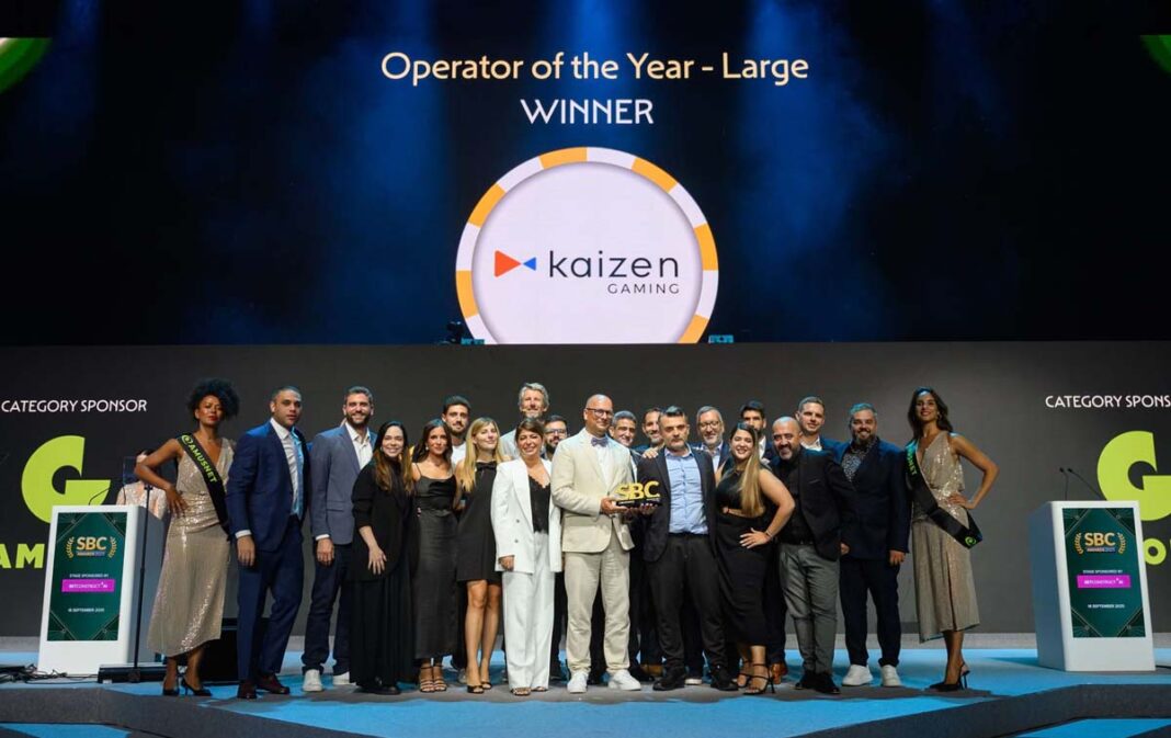 Kaizen Gaming, casa matriz de la marca Betano, obtuvo el galardón de Operador del Año en los SBC Awards 2025