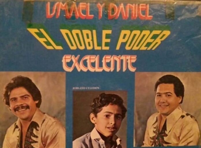 Vallenato Contraportada de la producción musical donde apareció el niño Jorgito Celedón