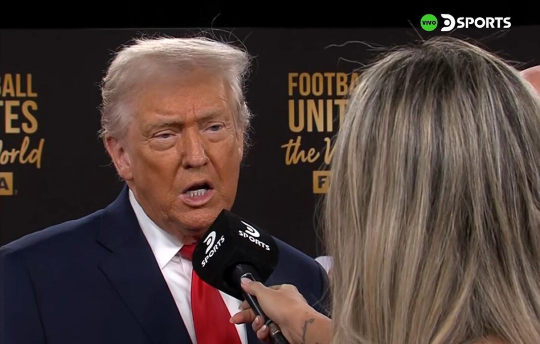 Donald Trump habló con DSPORTS: “Espero que este sea el mejor Mundial de la historia”