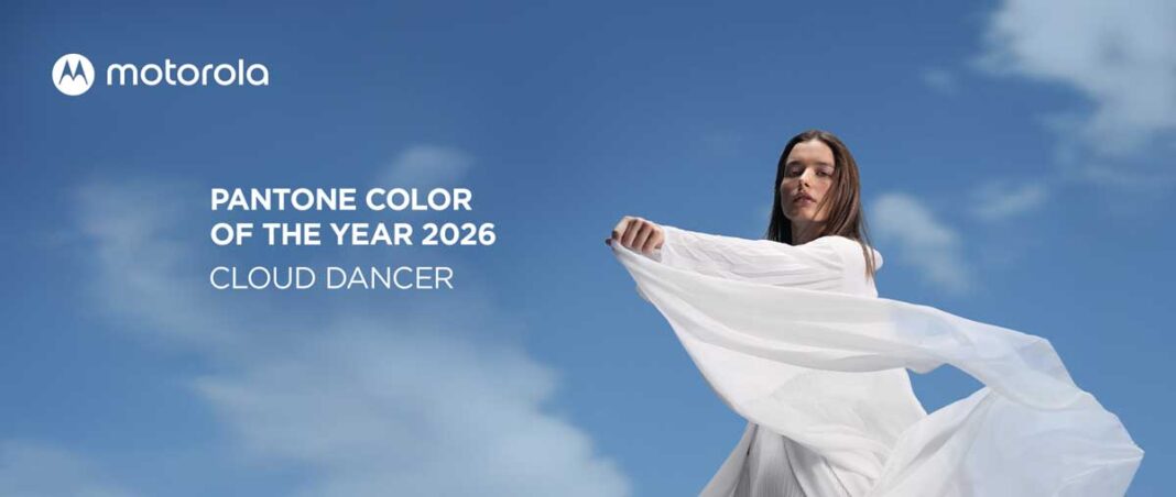 Motorola y Pantone presentan Cloud Dancer: la nueva serenidad tecnológica que marcará el 2026