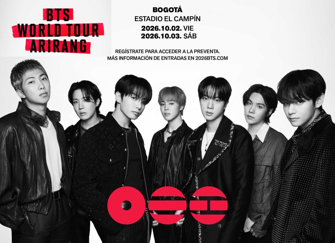 BTS revela los venues y detalles de venta para las fechas en Colombia y América Latina de la gira mundial ‘Arirang’