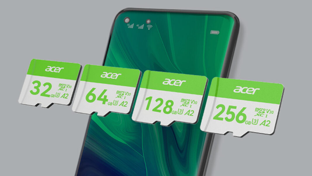 BIWIN presentó las tarjetas de memoria microSD Acer MSC100