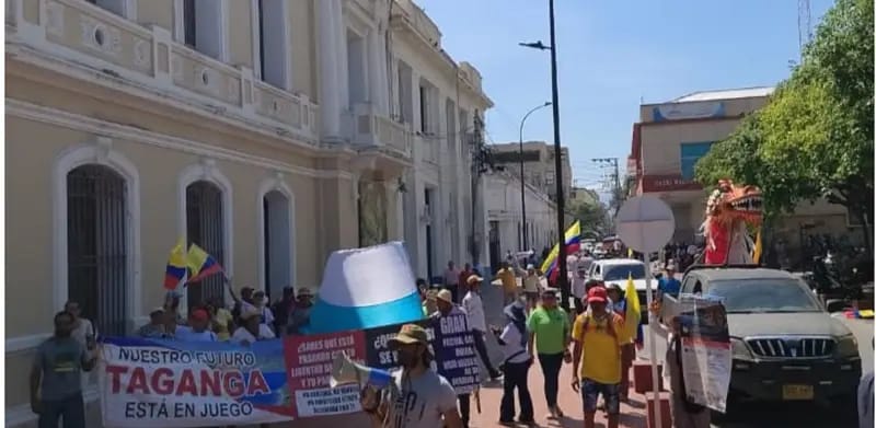 Taganga clama justicia