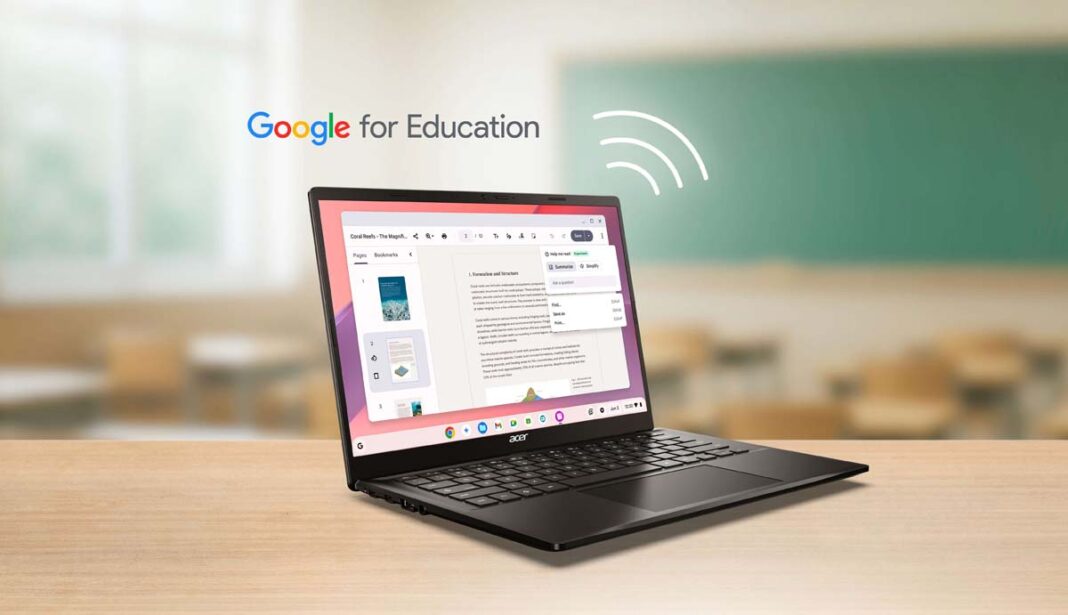 Las Chromebooks transforman la educación con una experiencia simple, segura y colaborativa