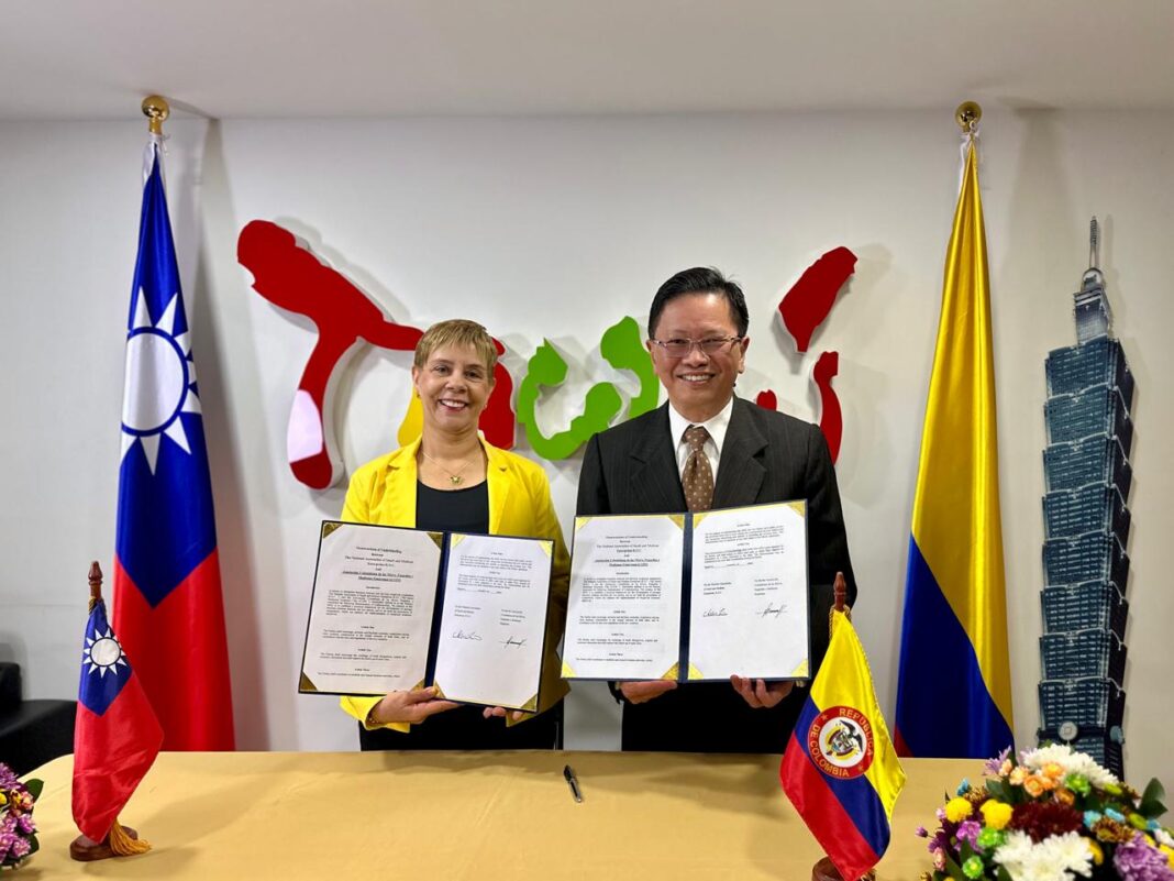 Taiwán y Colombia fortalecen la cooperación empresarial con la firma de un Memorando de Entendimiento entre NASME y ACOPI