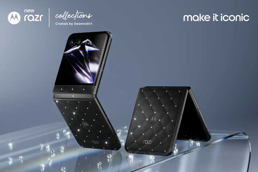 Motorola razr 70 con Crystals by Swarovski llega a IFA 2026 para convertir el smartphone en una pieza de lujo