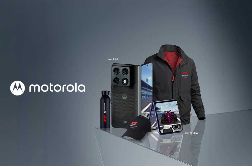 Motorola acelera la pasión por la Fórmula 1 en Colombia con regalos oficiales para sus compradores